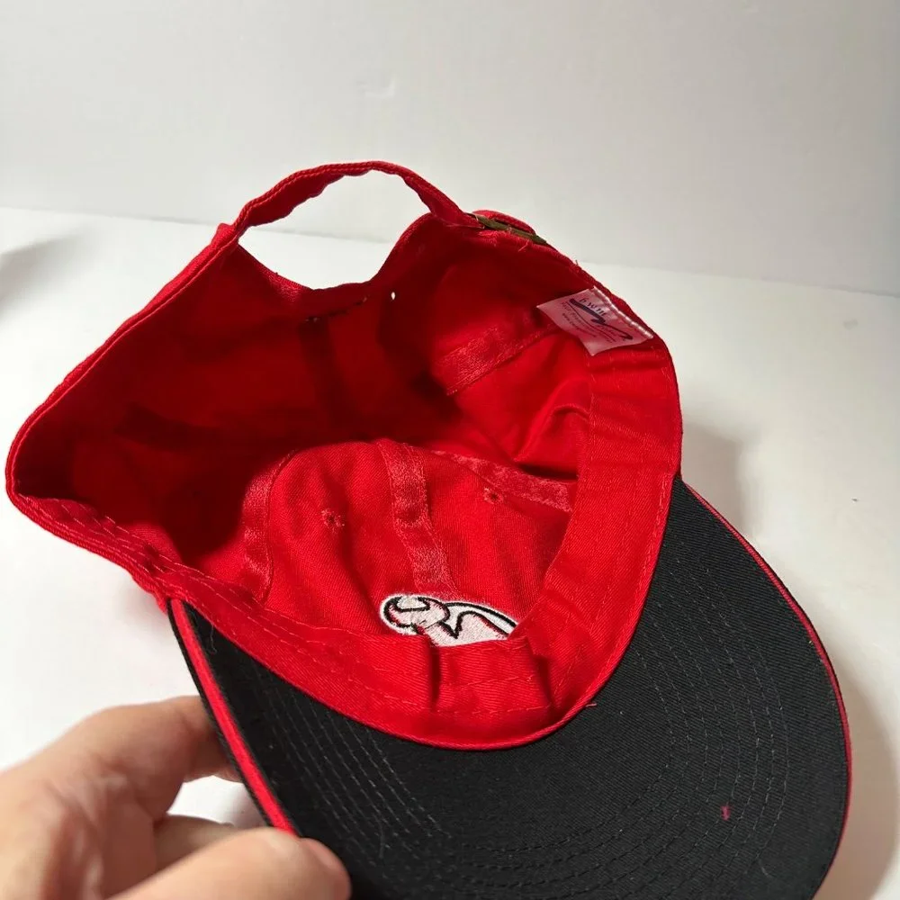 New Jersey Devils FSN Fox Sports Network Adj Strap Back Embroidered Hat Cap NWOT - Picture 7 of 7